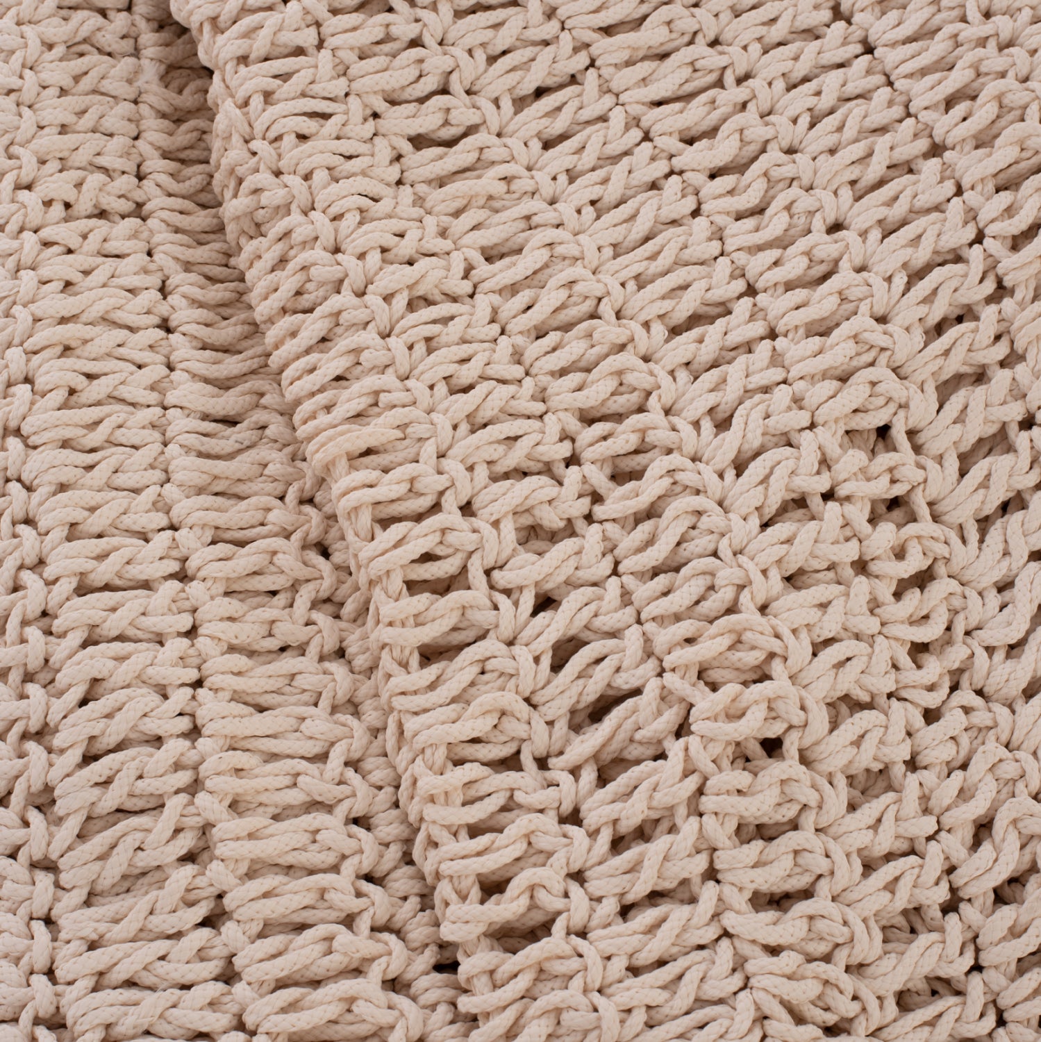 MACRAME SUNSHADE HM5780, BEIGE COLOR, 300X300CM