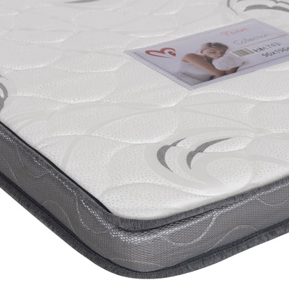 FOAM MATTRESS TRICO HM743 WHITE 90x190x10(thickness)cm.--ROLL-PACKING