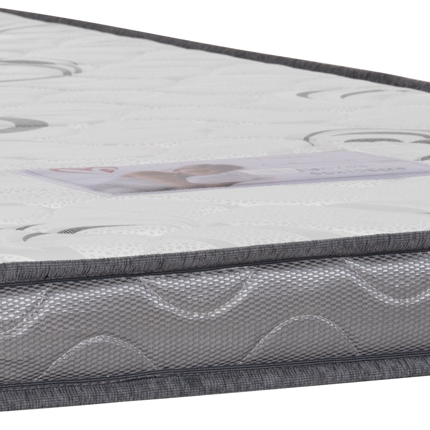 FOAM MATTRESS TRICO HM743 WHITE 90x190x10(thickness)cm.--ROLL-PACKING