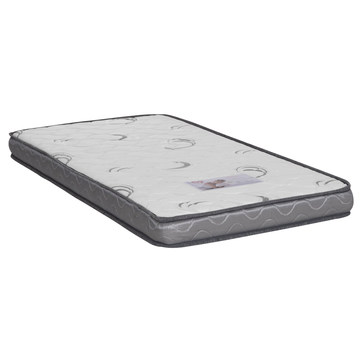 FOAM MATTRESS TRICO HM743 WHITE 90x190x10(thickness)cm.--ROLL-PACKING