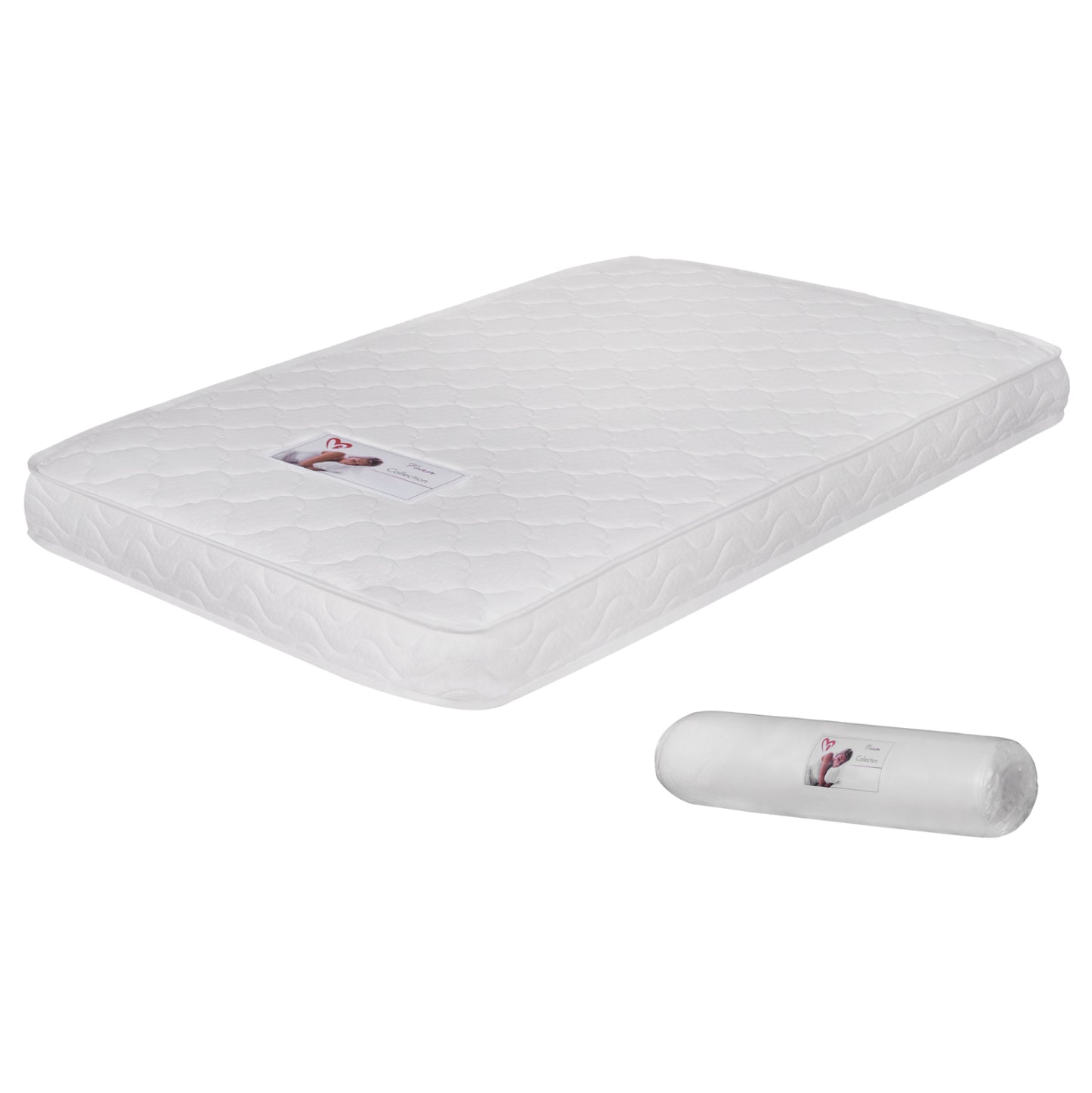 Mattress with Foam 120x200x15H-- HM374.08 (Roll Packing)