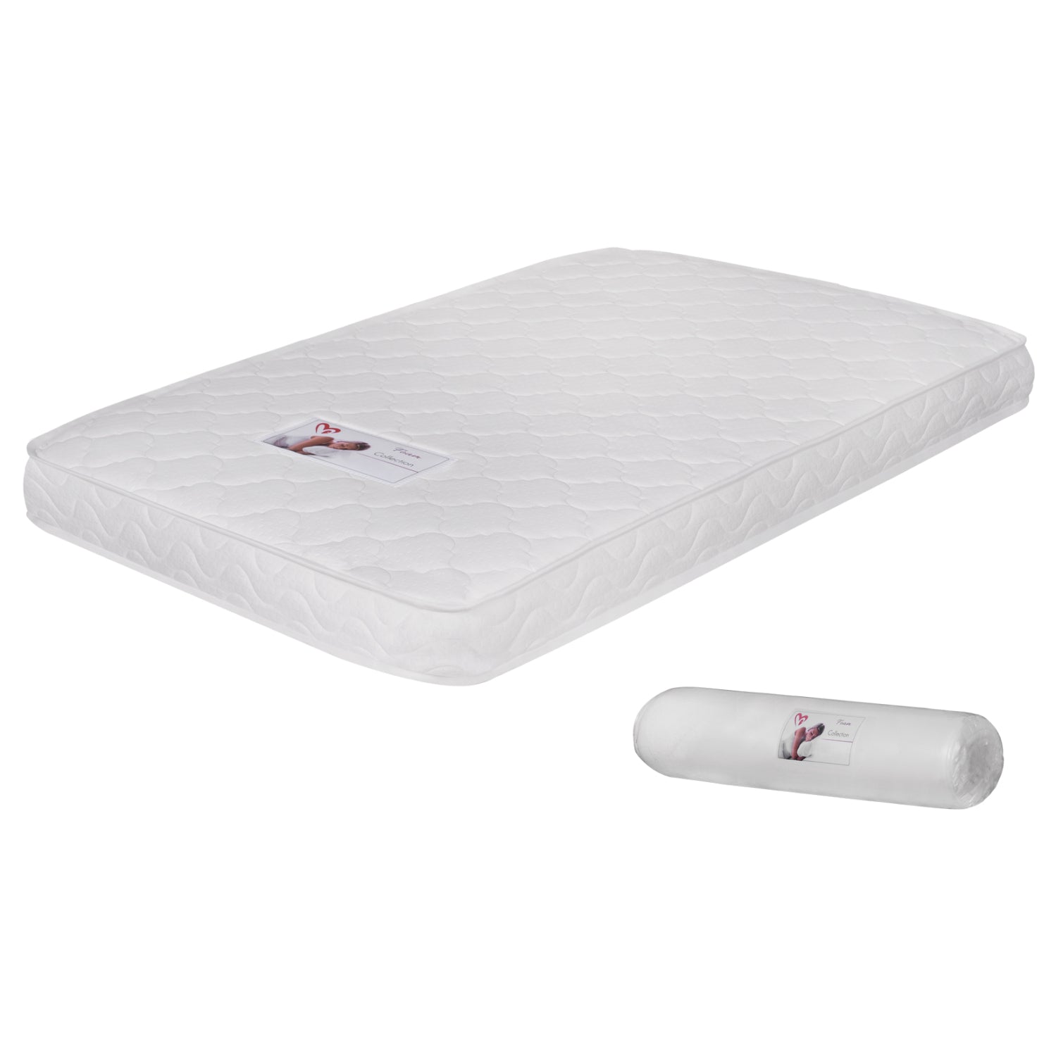 Mattress with Foam 120x200x15H-- HM374.08 (Roll Packing)