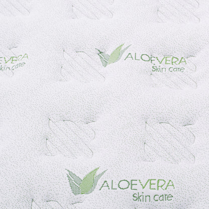 MATTRESS CONTINUOUS SPRING WITH MATTRESS PAD ALOE VERA 90X200 HM372.20 SINGLE SIDE
