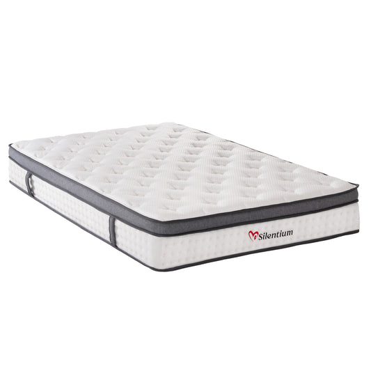 MATTRESS DOUBLE SILENTIUM HM749.06 POCKET SPRINGS--WHITE 160x200x30Hcm