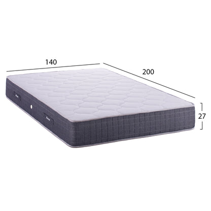 HM656.140 DREAMTOPIA MATTRESS, SERIES CLOUD09, BONNELL SPRING, 140x200x27Ηcm