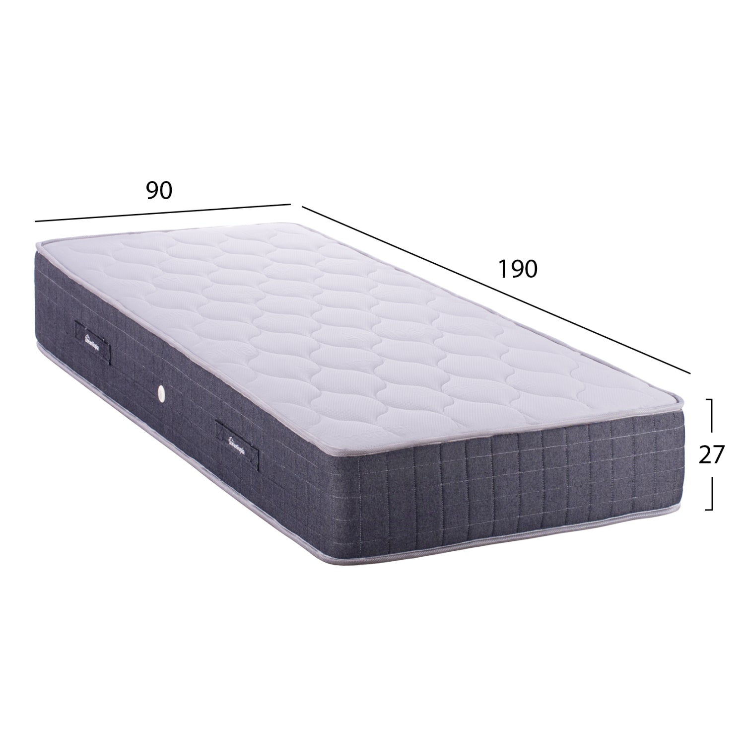 HM656.90 DREAMTOPIA mattress, series Cloud09, 90x190x27H