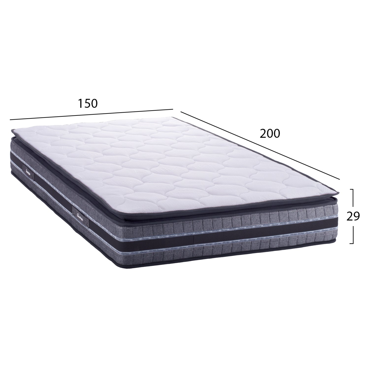 HM663.150 DREAMTOPIA mattress, series CELESTIAL, mini-bonnell, 150x200x29Η