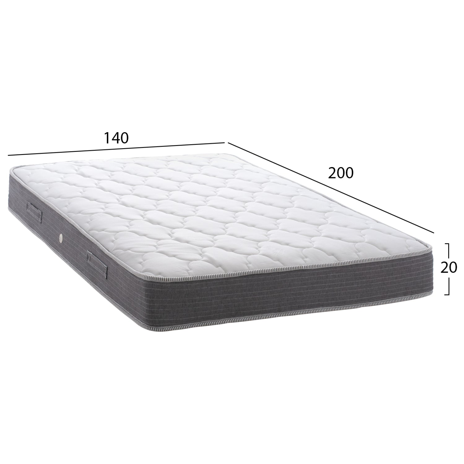 MATTRESS DREAMTOPIA, series LULLABY ALOE VERA, FB9655.140-200, BONNELL, 140X200x20Ox20H