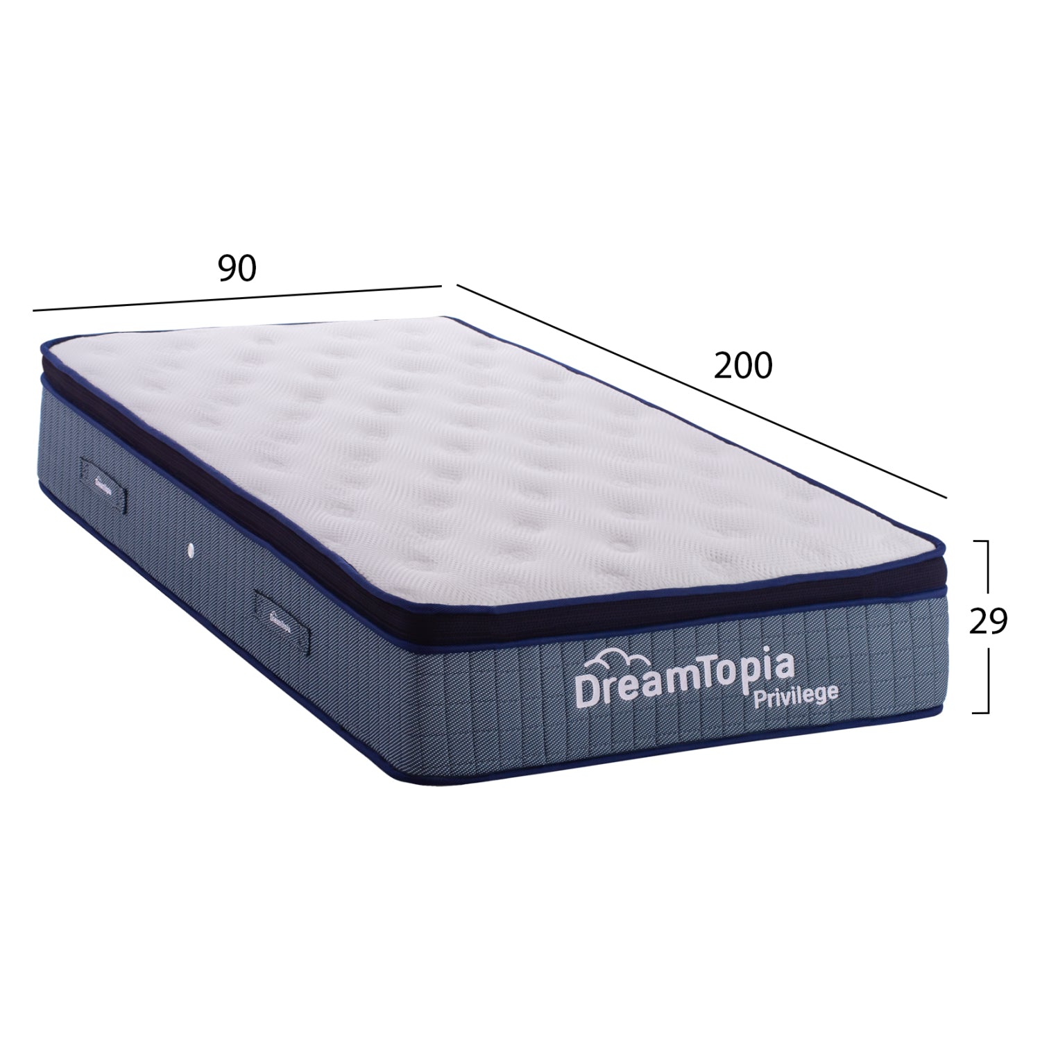 HM660.90-200 DREAMTOPIA mattress, series PRIVILEGE, 90X200x29Hcm MATTRESS