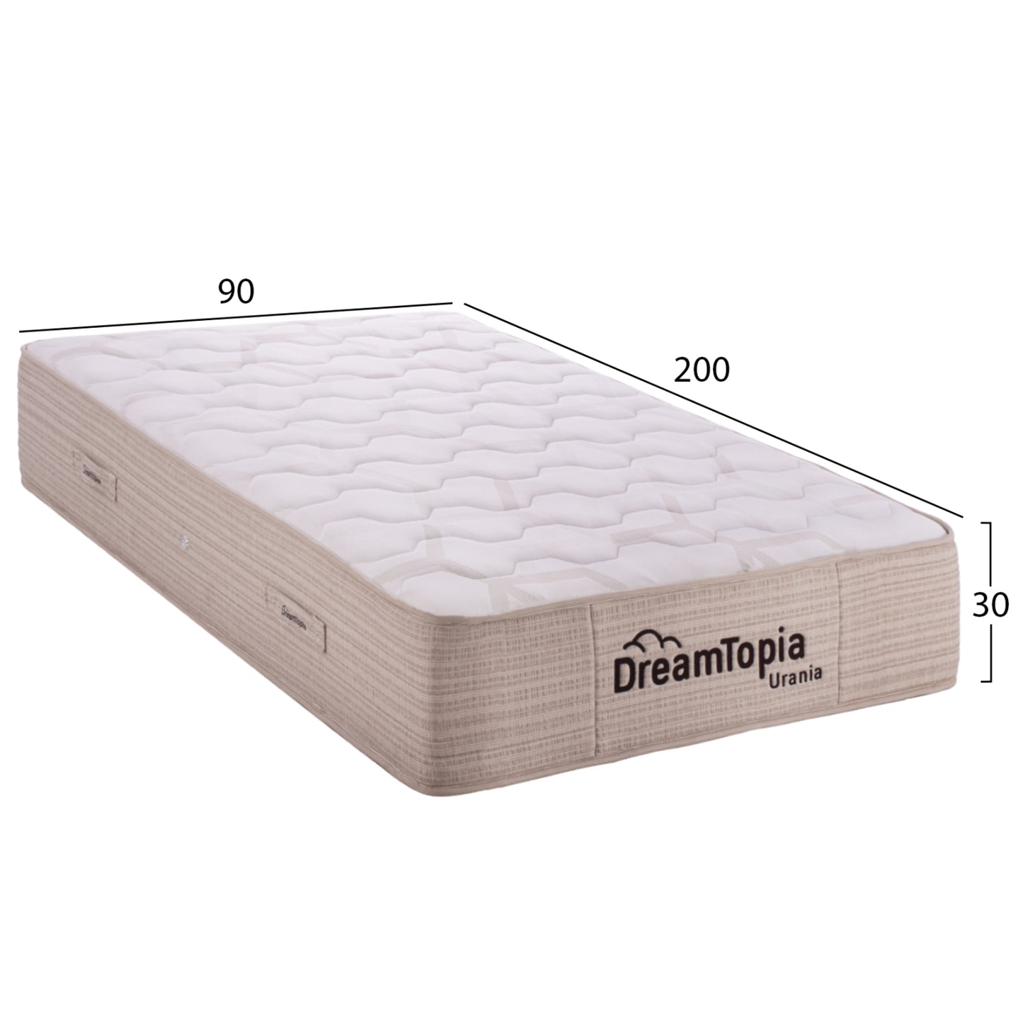 MATTRESS DREAMTOPIA SERIES URANIA FB9659.90-200 POCKET SPRING 90X200x30H