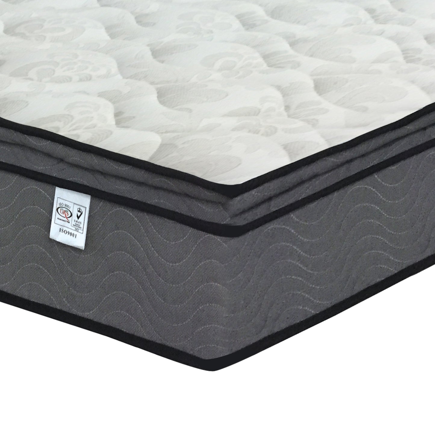 MATTRESS POCKET SPRINGS WITH PILLOW-TOP HΜ329.06 EXTRA-DOUBLE 160Χ200 CM SINGLE-SIDED, ROLL PACKING