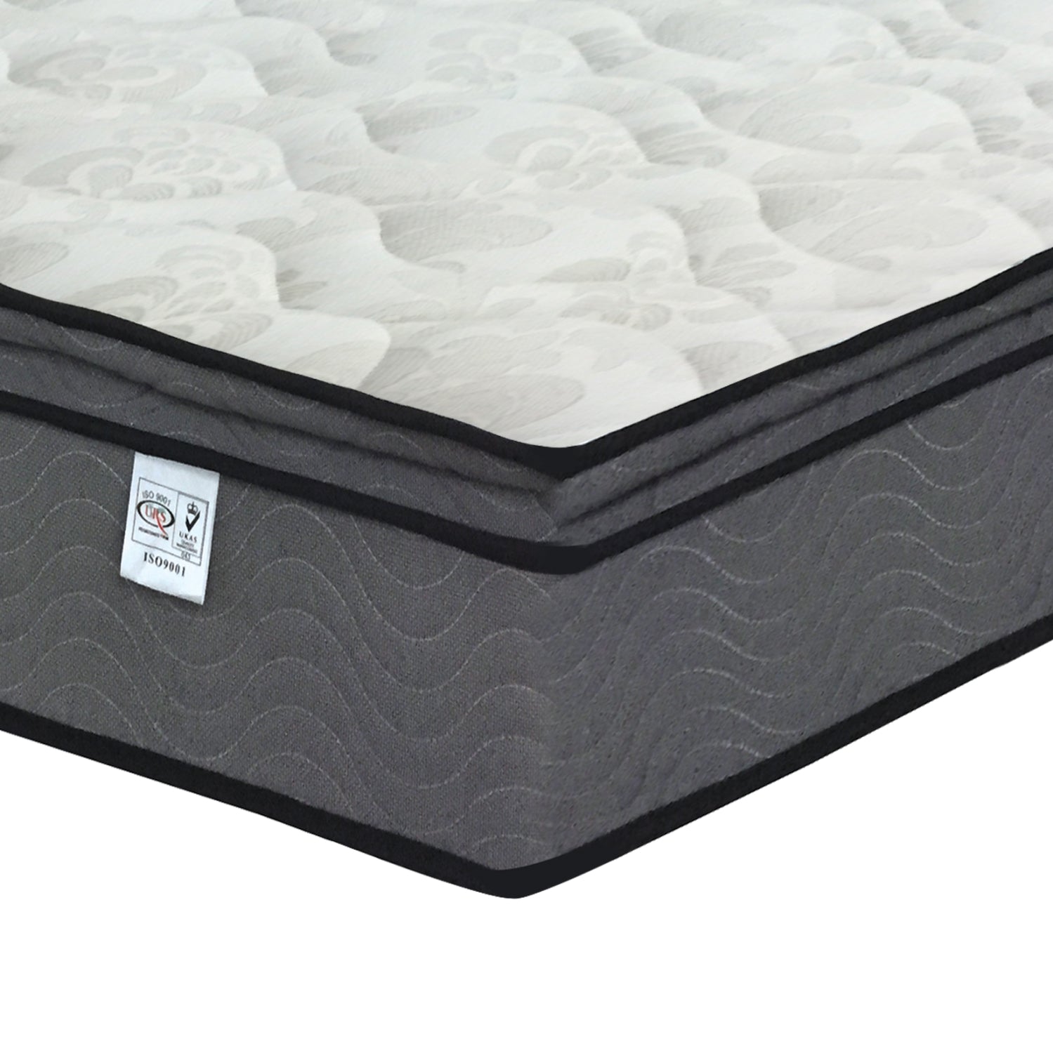 MATTRESS POCKET SPRINGS WITH PILLOW-TOP HΜ329.06 EXTRA-DOUBLE 160Χ200 CM SINGLE-SIDED, ROLL PACKING