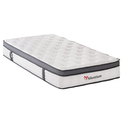 MATTRESS SEMI-DOUBLE SILENTIUM HM749.02 POCKET SPRINGS--WHITE 120x200x30Hcm
