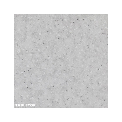 KITCHEN COMPOSITION RODNEY HM2440.10 GREY MELAMINE WITH WHITE COUNTERTOP 200x46-29,2cm.