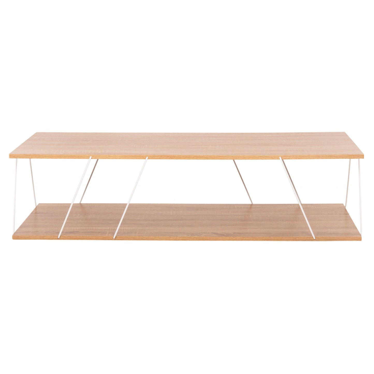 LIVING ROOM COMPOSITION 2PCS TARS HM11771.14 MELAMINE/METAL IN SONAMA-WHITE