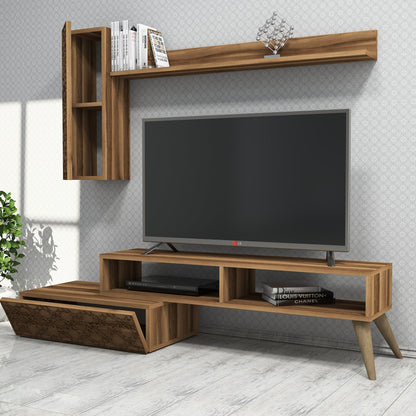LIVING ROOM COMPOSITION HM11850.01 2PCS MELAMINE IN WALNUT