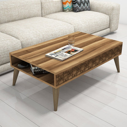 LIVING ROOM COMPOSITION HM11850.01 2PCS MELAMINE IN WALNUT