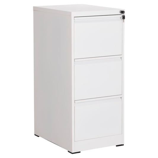 OFFICE FILING CABINET (3) SIDER HM6636.02 WHITE METAL 45.5x62x103.5Hcm.
