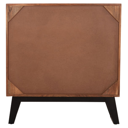 Drawer Fansi 3 Drawer HM8474.11 from solid acacia wood 80Χ35Χ86