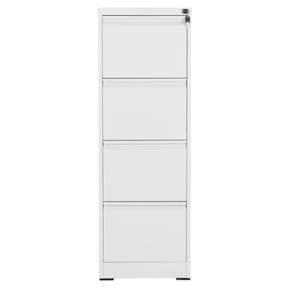OFFICE FILING CABINET (4) SIDER HM6637.02 WHITE METAL 45.5x62x134Hcm.