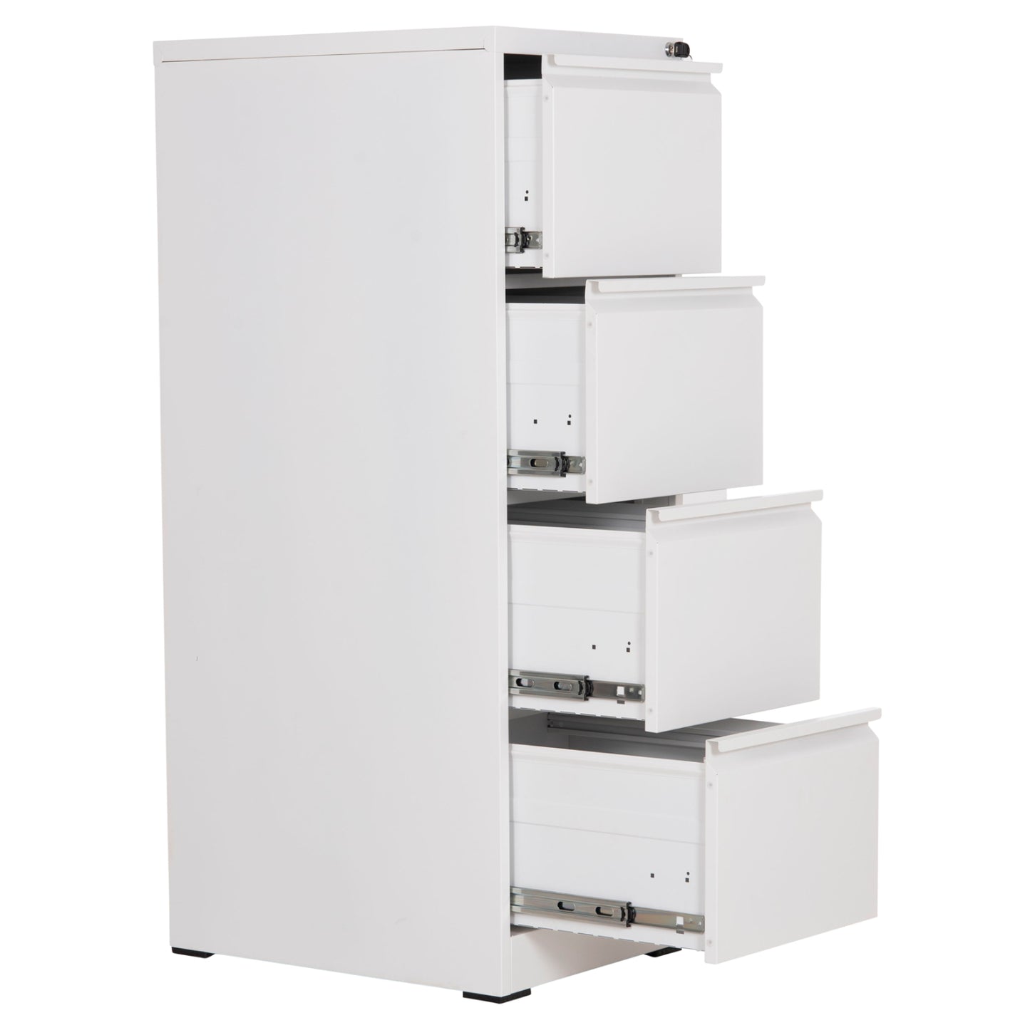 OFFICE FILING CABINET (4) SIDER HM6637.02 WHITE METAL 45.5x62x134Hcm.