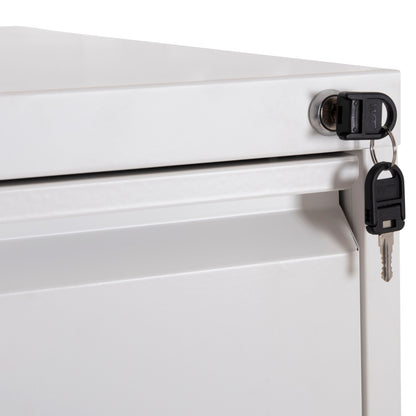 OFFICE FILING CABINET (4) SIDER HM6637.02 WHITE METAL 45.5x62x134Hcm.