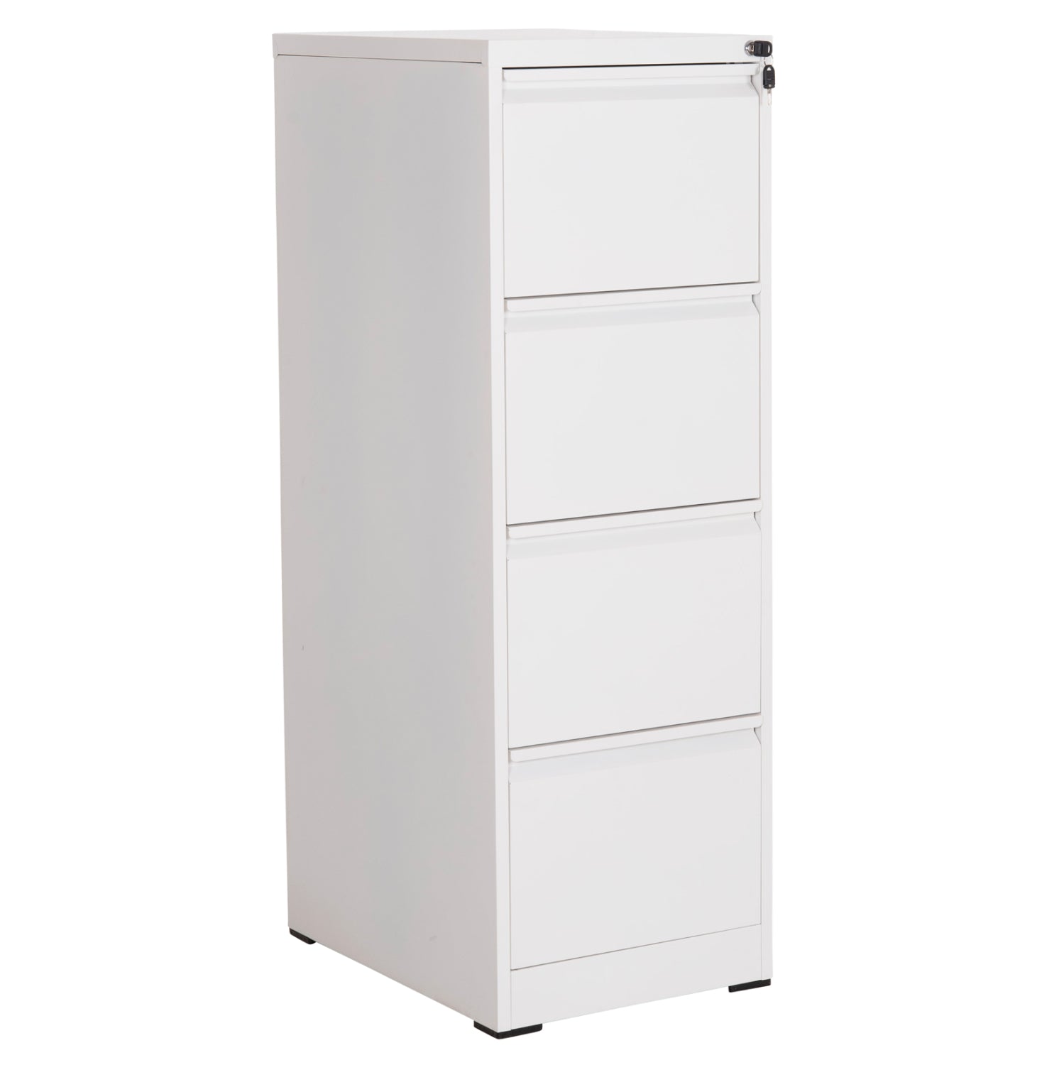 OFFICE FILING CABINET (4) SIDER HM6637.02 WHITE METAL 45.5x62x134Hcm.