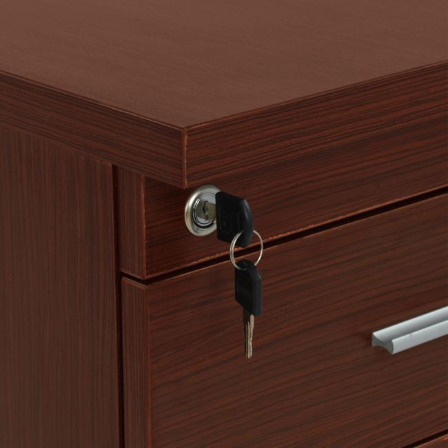 Office professional drawer in wenge color HM2049.12 40x52x60 cm.