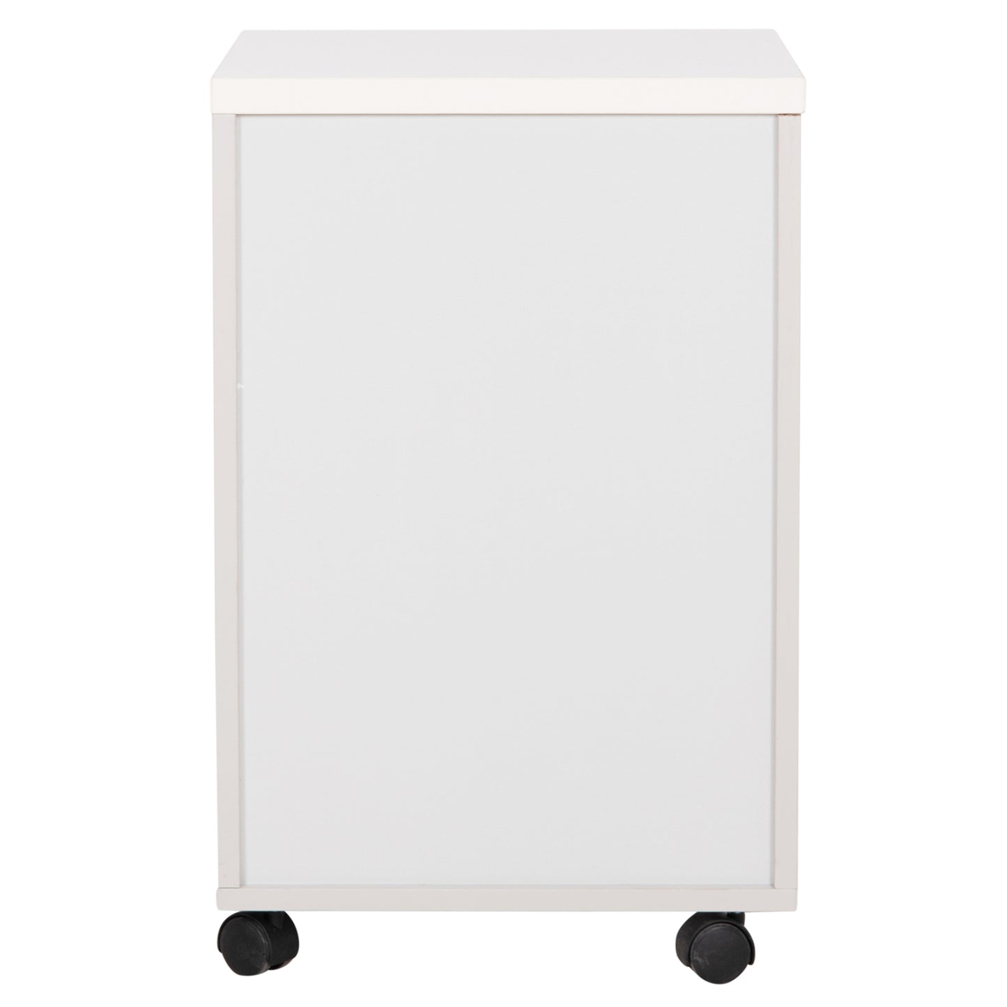 OFFICE DRAWERS WITH KEY LOCK VANCE HM2159 WHITE MELAMINE--WHEELS 39x40x60Hcm.