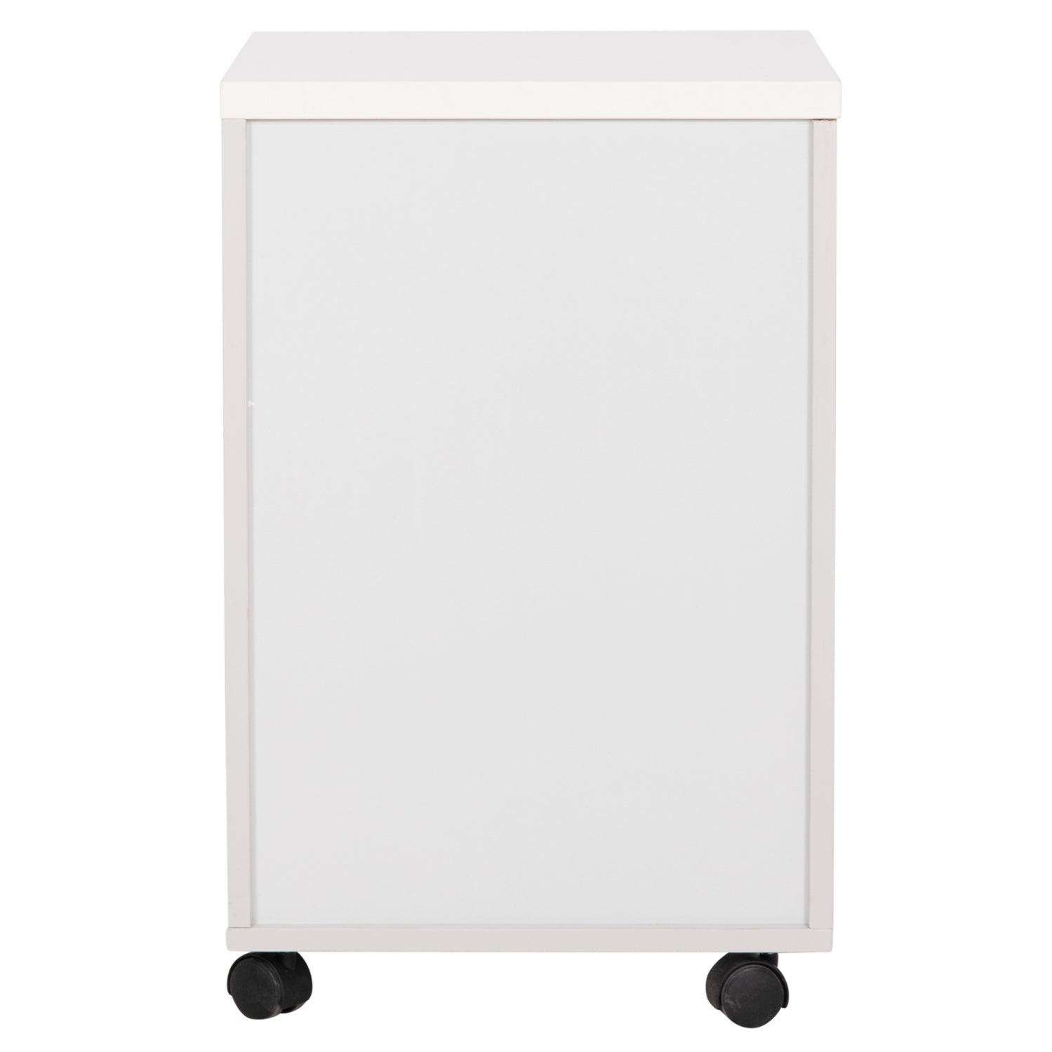 OFFICE DRAWERS WITH KEY LOCK VANCE HM2159 WHITE MELAMINE--WHEELS 39x40x60Hcm.