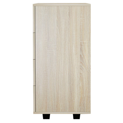 HM8996.01 4-drawer cabinet THORG, sonoma, melamine, 80x40x83H