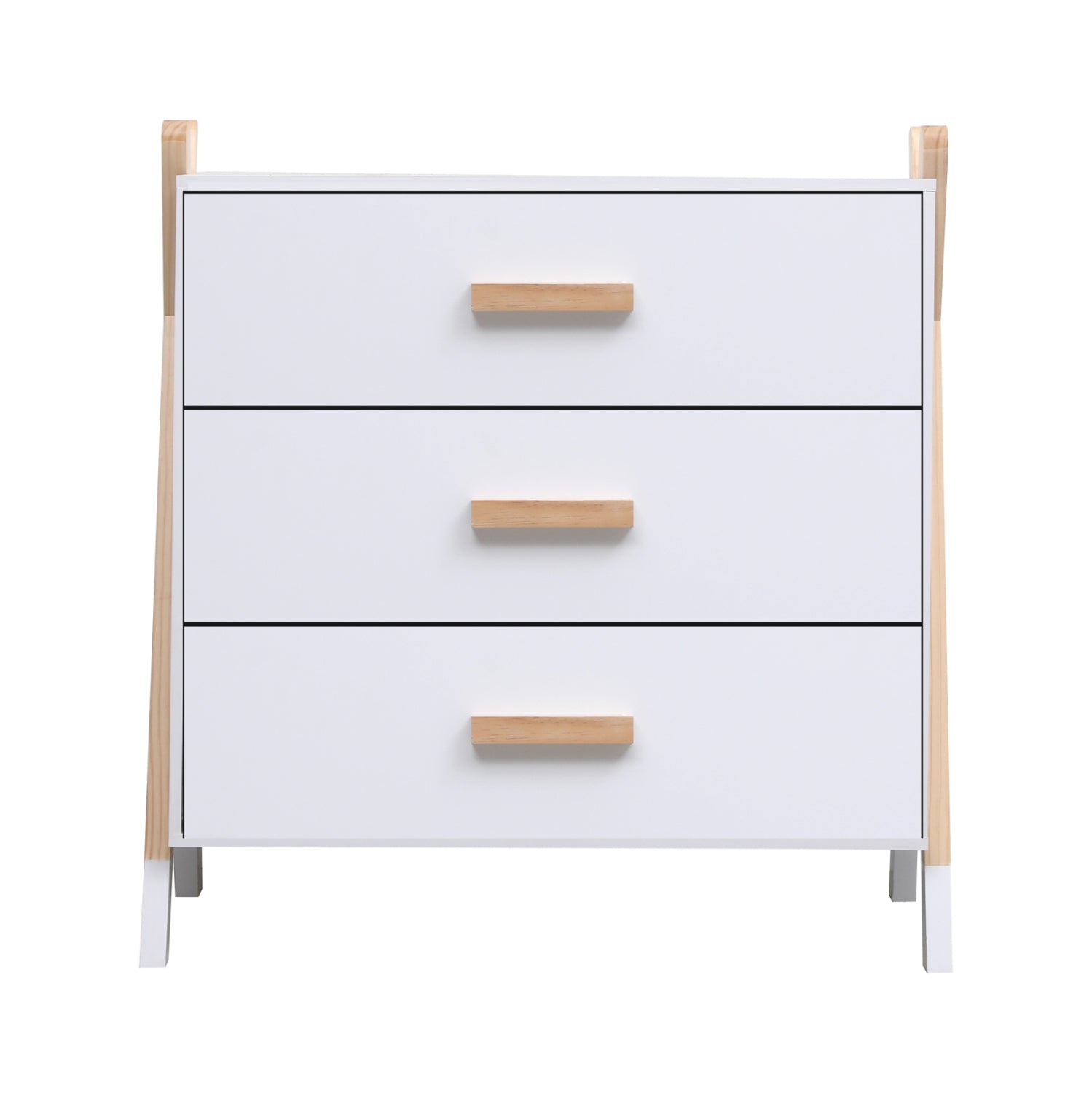 CHEST OF DRAWERS FOR KIDS PASCHAL HM2493.03 MELAMINE-PINE WOOD 76x40x80.5Hcm.