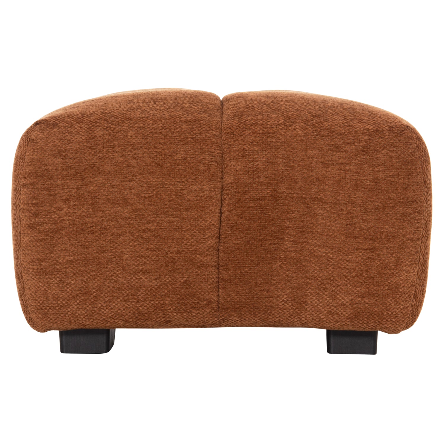 FOOT STOOL COVEN HM3342.02 BRICK RED FABRIC 100x65x37Hcm.