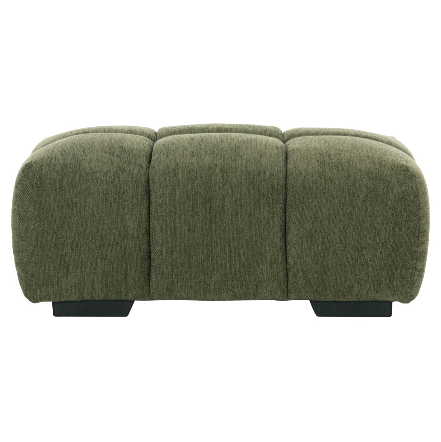 FOOT STOOL COVEN HM3342.04 GREEN FABRIC 100x65x37Hcm.