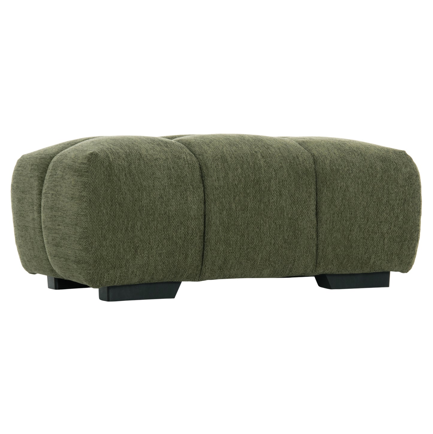 FOOT STOOL COVEN HM3342.04 GREEN FABRIC 100x65x37Hcm.