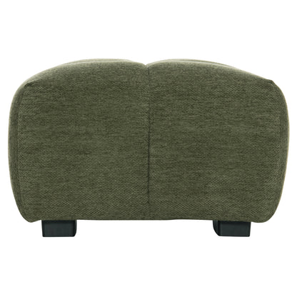 FOOT STOOL COVEN HM3342.04 GREEN FABRIC 100x65x37Hcm.