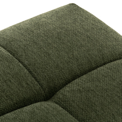 FOOT STOOL COVEN HM3342.04 GREEN FABRIC 100x65x37Hcm.