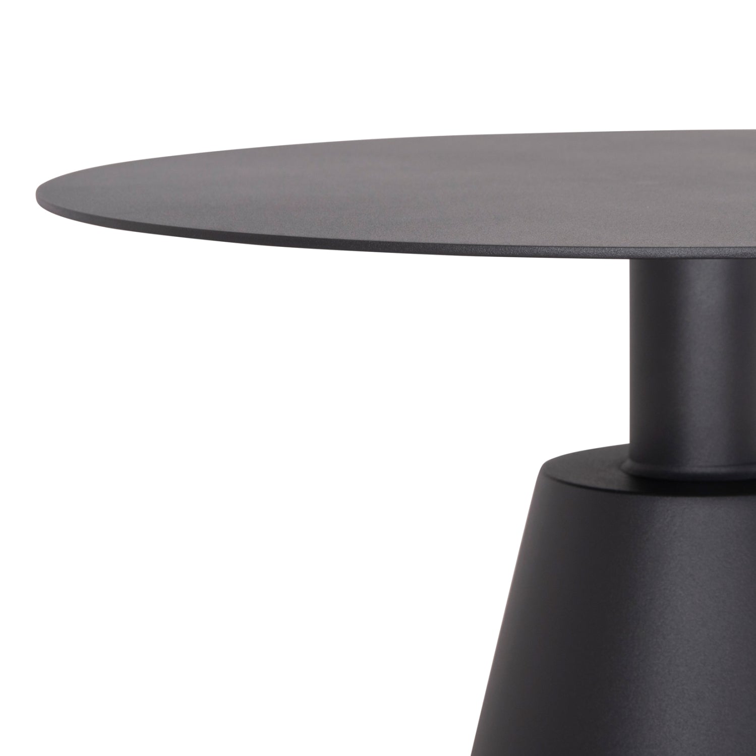 OUTDOOR ROUND SIDE TABLE SERA HM6270.01 ALUMINUM IN GREY Φ50x56Hcm.