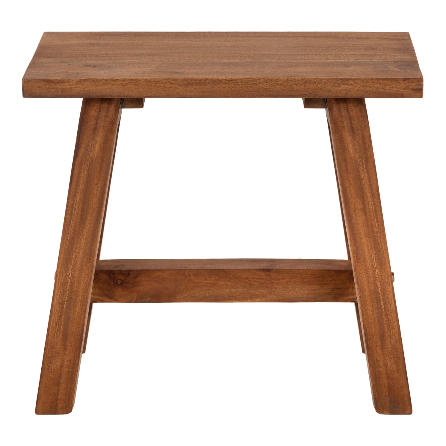 SIDE TABLE/STOOL RANCH HM7902 MAHOGANY WOOD IN NATURAL COLOR 49,5x24,5x45,5Hcm.