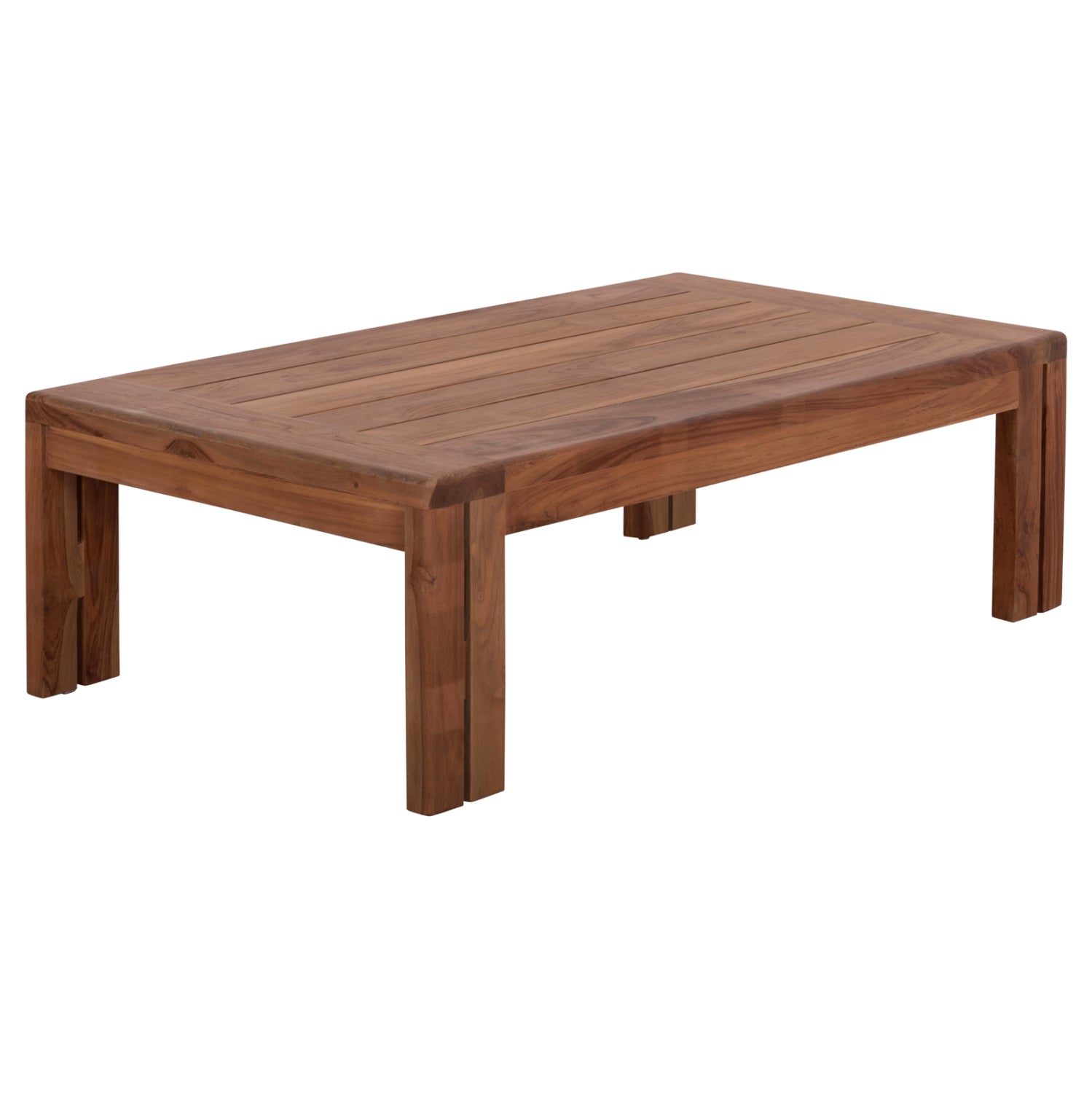 OUTDOOR RECTANGULAR COFFEE TABLE SERIES KIOTO HM6384 TEAK WOOD IN NATURAL 130x70x40Hcm.