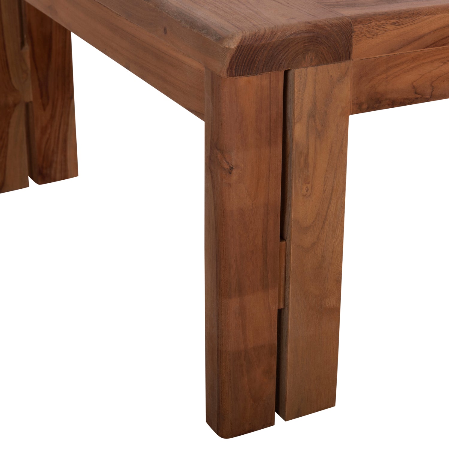OUTDOOR RECTANGULAR COFFEE TABLE SERIES KIOTO HM6384 TEAK WOOD IN NATURAL 130x70x40Hcm.