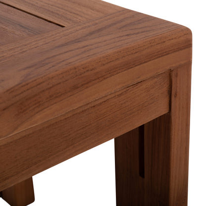 OUTDOOR SQUARE COFFEE TABLE SERIES KIOTO HM6383 TEAK WOOD IN NATURAL 45x45x40Hcm.