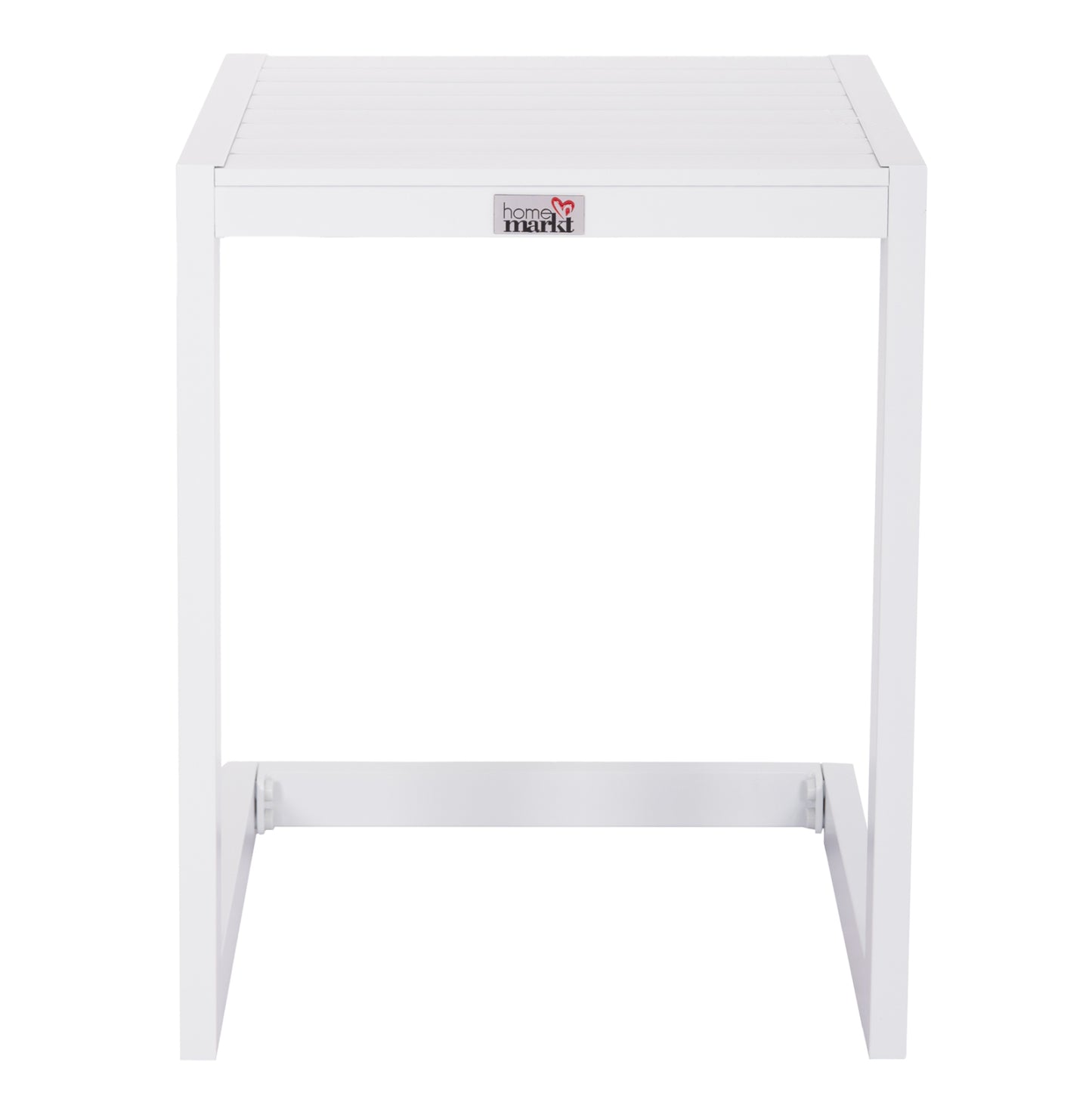 SUNLOUNGER SIDE TABLE BELLING HM6274.01 ALUMINUM IN WHITE 42x43x53Hcm.