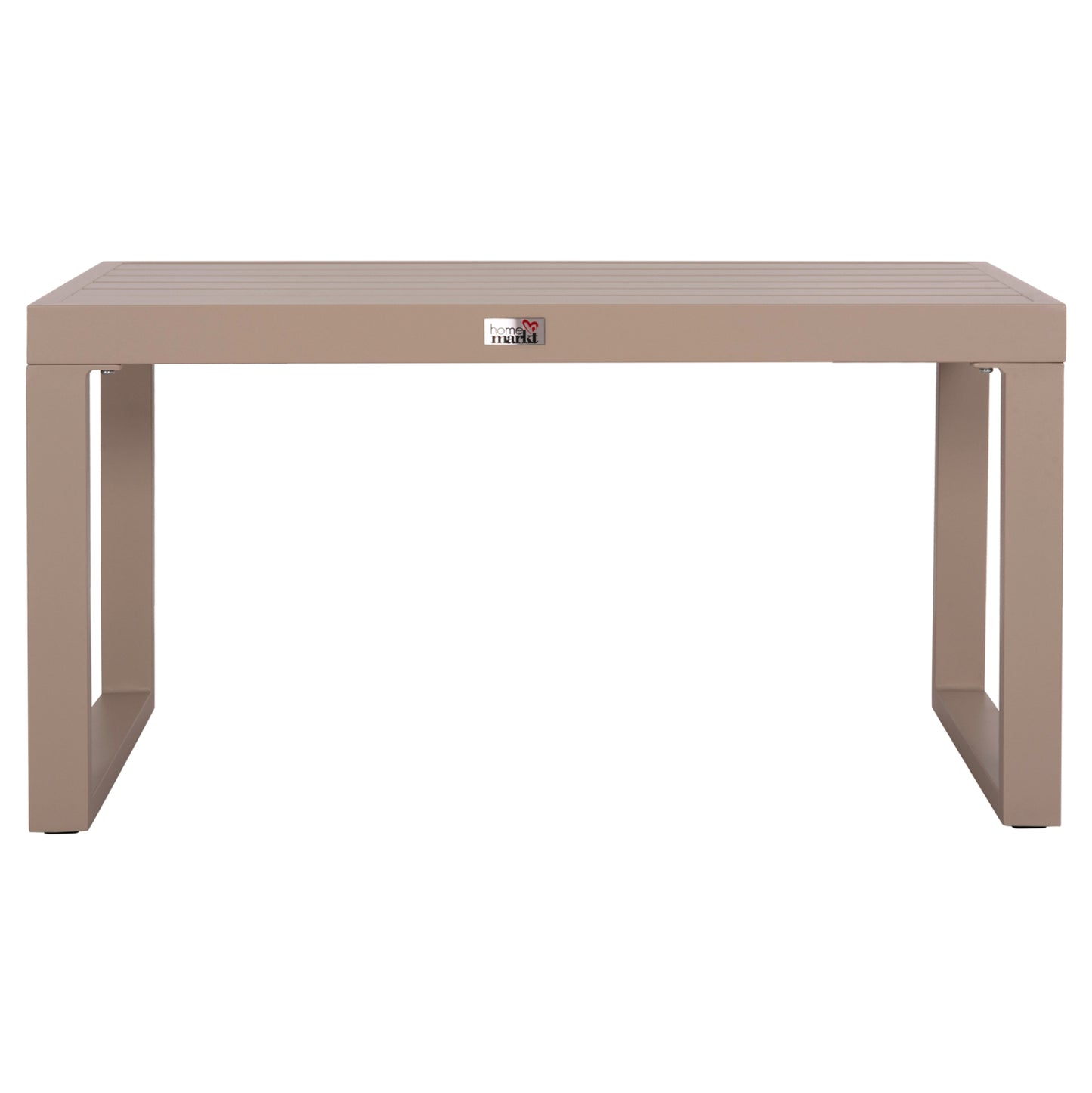 SUNLOUNGER SIDE TABLE SENTRY HM6275.04 ALUMINUM IN CAPPUCCINO 87x43,5x45Hcm.