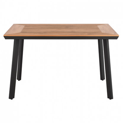 ALUMINUM DINING TABLE TABER HM5562.02 DARK GREY WITH POLYWOOD TOP 120x80x72.5Hcm.