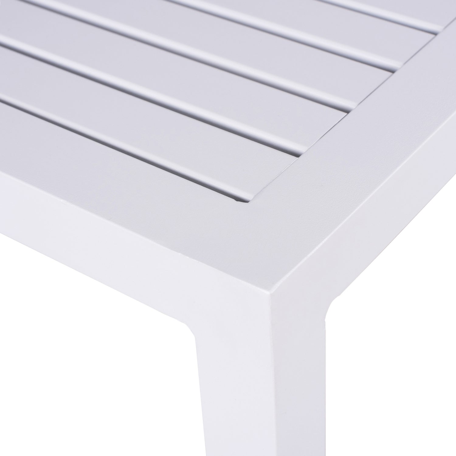 Aluminum Coffee Table QIANA HM5402.01 WHITE 45x45x45,5Ηcm