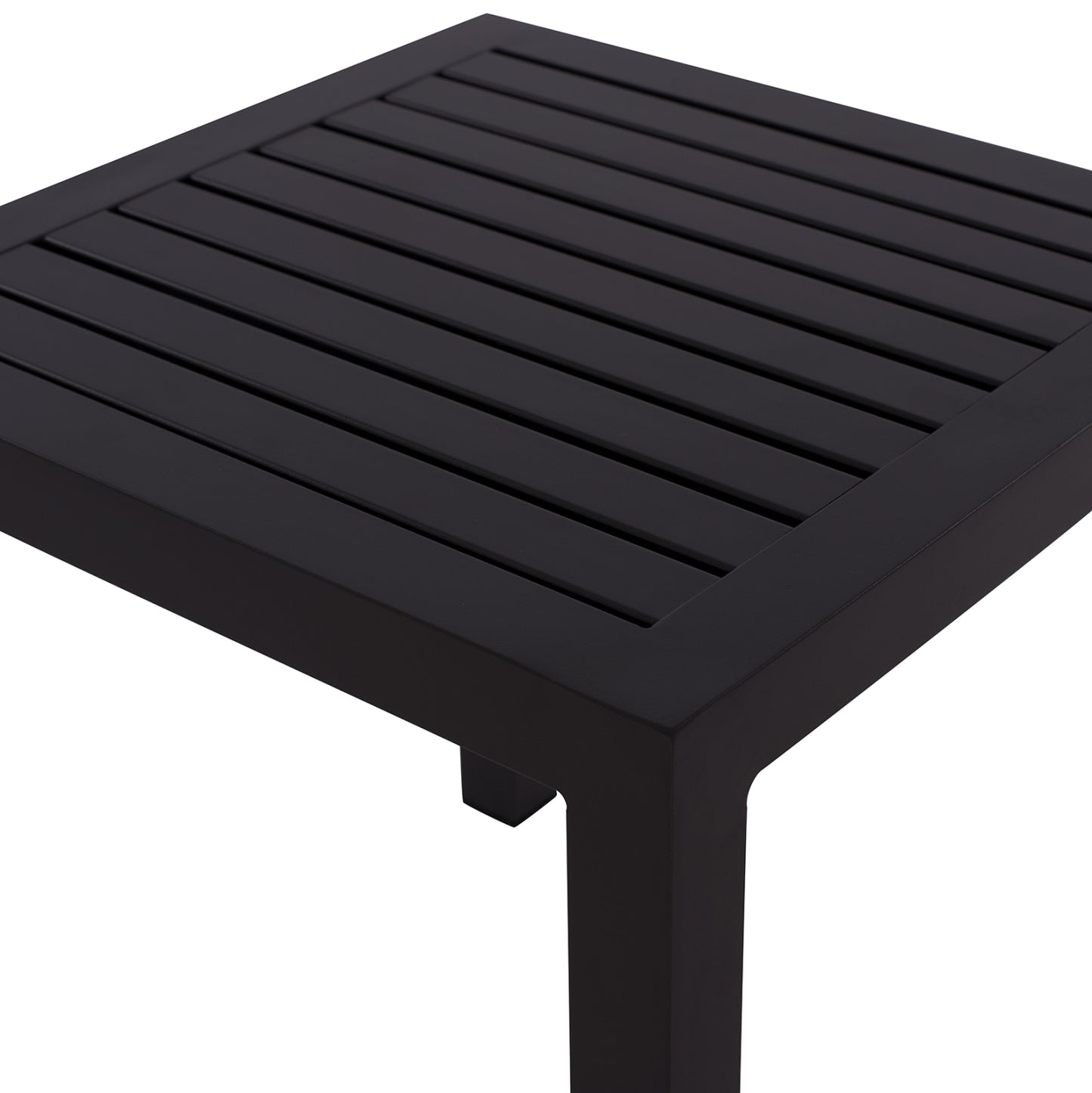 Aluminum Coffee Table QIANA HM5402.02 Grey 45x45x45,5Ηcm