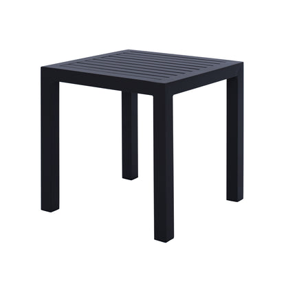 Aluminum Coffee Table QIANA HM5402.02 Grey 45x45x45,5Ηcm
