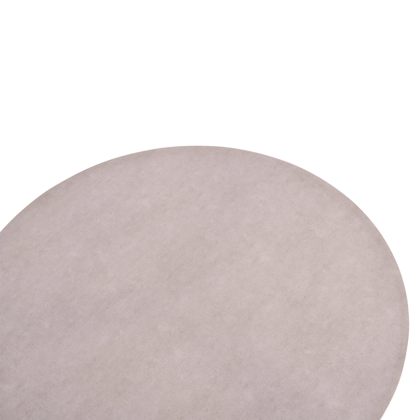 ALUMINUM ROUND TABLE DOSUN HM6201.02 CREAM WHITE FRAME-3D PRINTED GLASS TOP WITH CERAMIC LOOK Φ120cm.