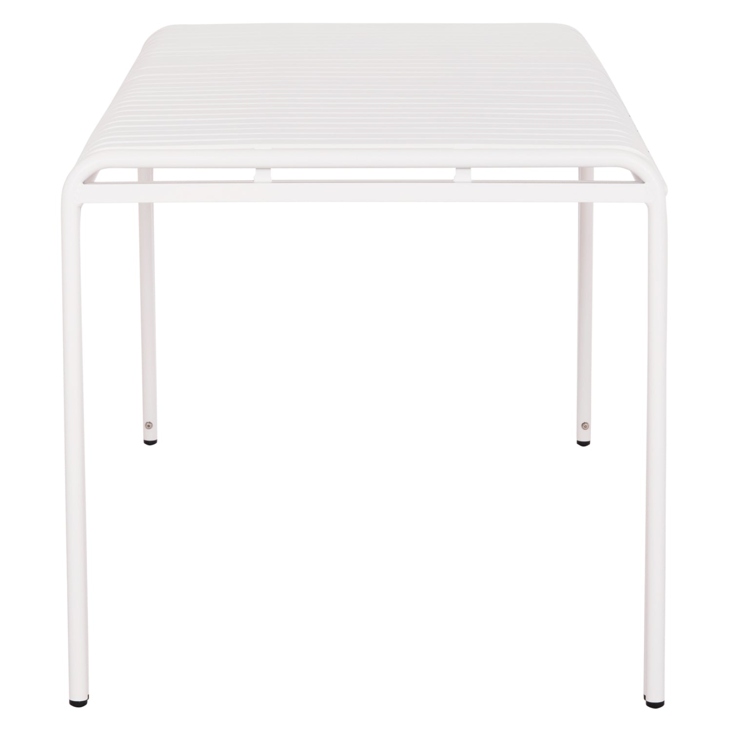 OUTDOOR ALUMINUM TABLE RACHEL HM6339.02 WHITE COLOR 150x80x75Hcm.